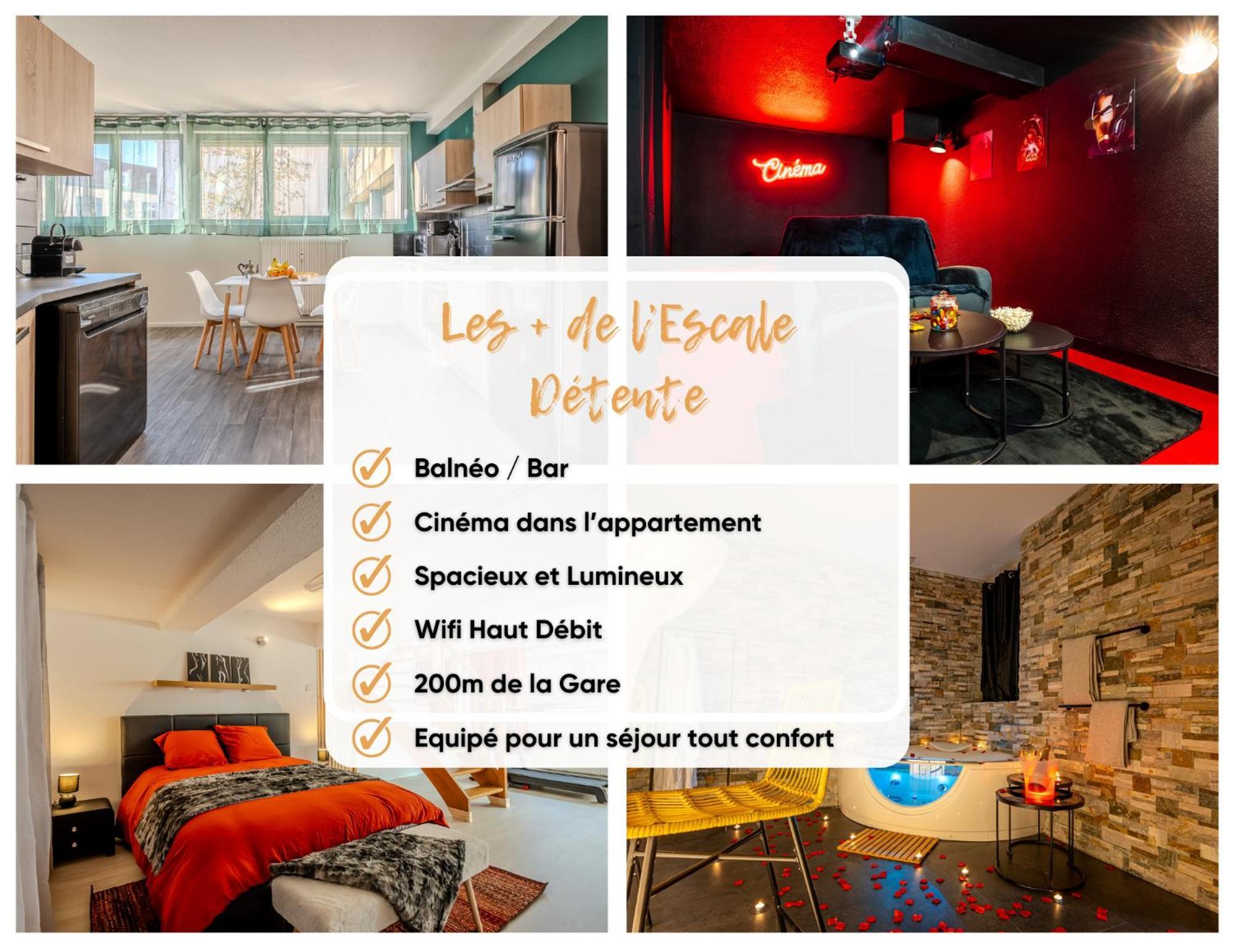 Appartement Cocon Relax - Jacuzzi - Cinema à Montbéliard Extérieur photo